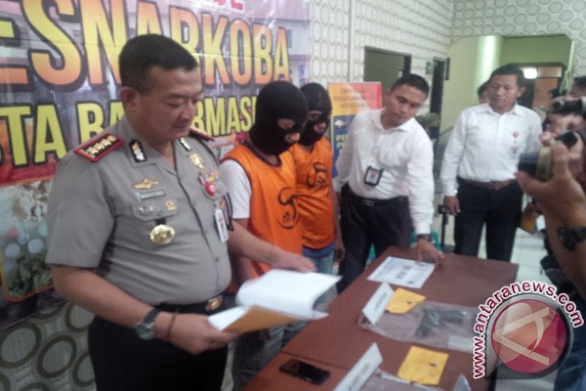 Polresta Banjarmasin Ringkus Dua Bandar Sabu