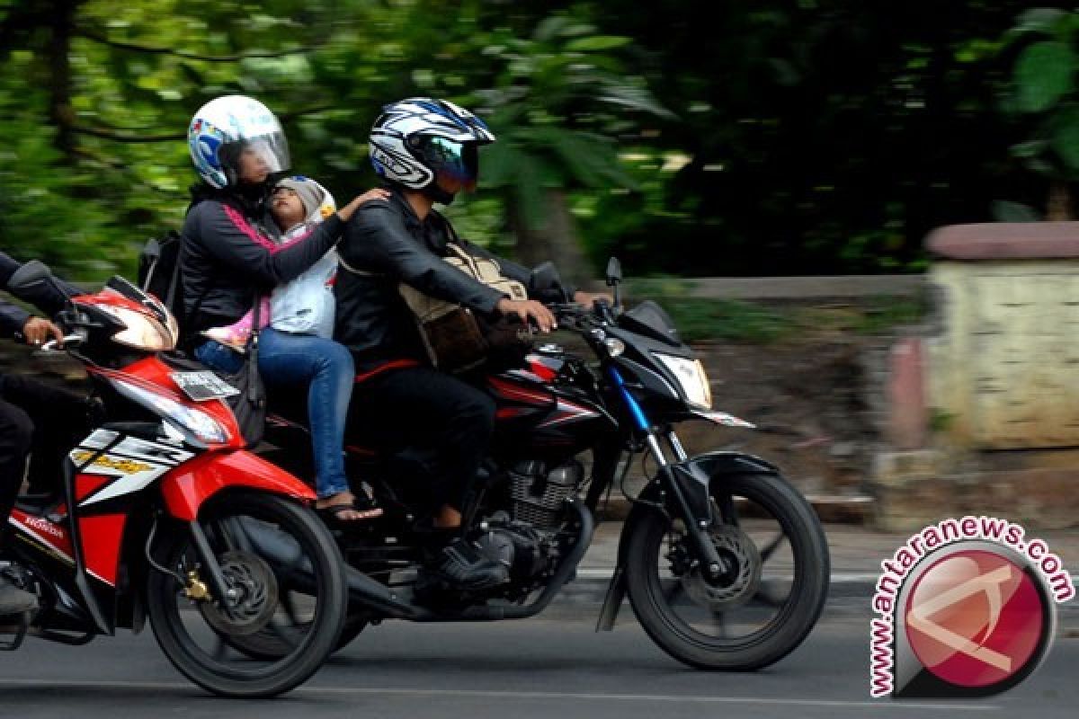 Jangan bonceng anak mudik Lebaran nanti