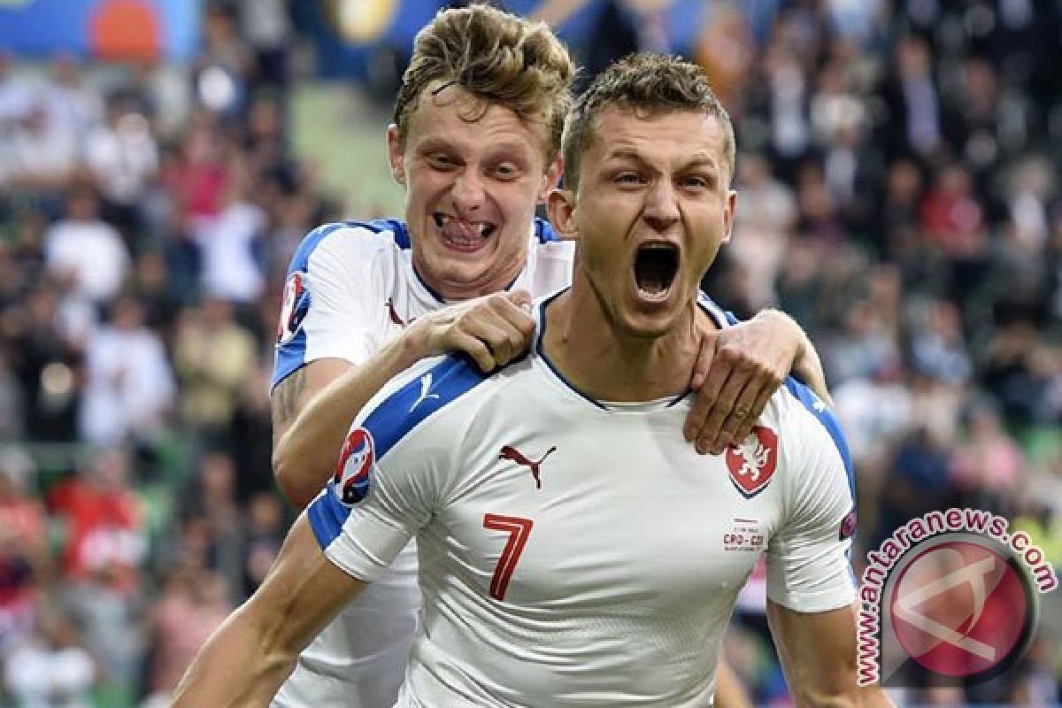 Ceko cetak gol pinalti untuk imbang dengan Kroasia