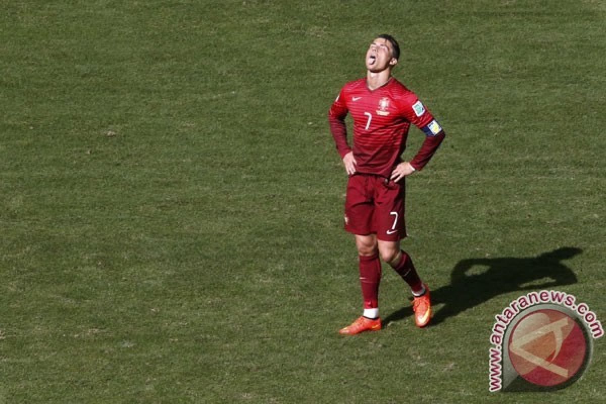 Ronaldo cetak dua gol, saat Portugal tundukan Mesir 2-1