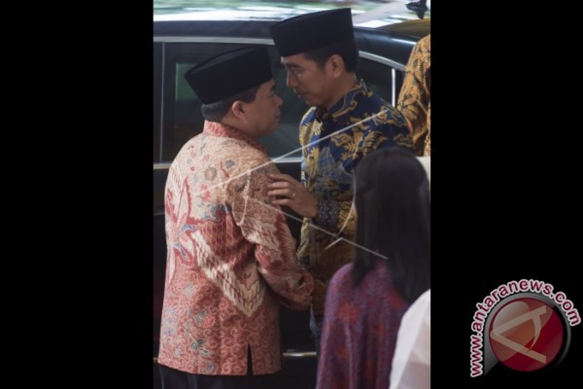 Presiden-Wapres Buka Bersama Di Kediaman Ketua DPR