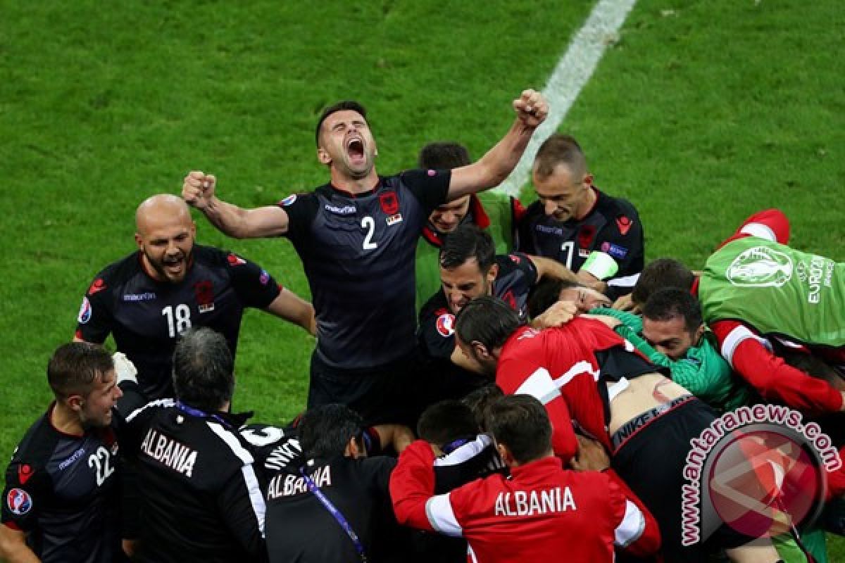 Euro 2016: Albania bawa kebanggaan nasional walau tersingkir