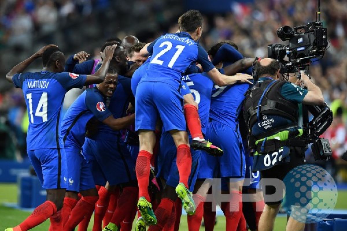 Prancis menang 3-2 atas Inggris