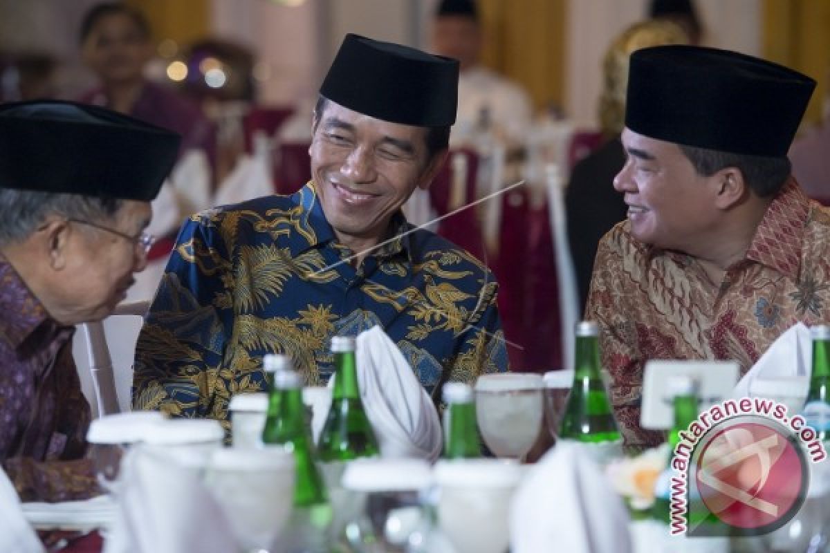 Presiden dan Wapres Buka Bersama di Kediaman Ketua DPR