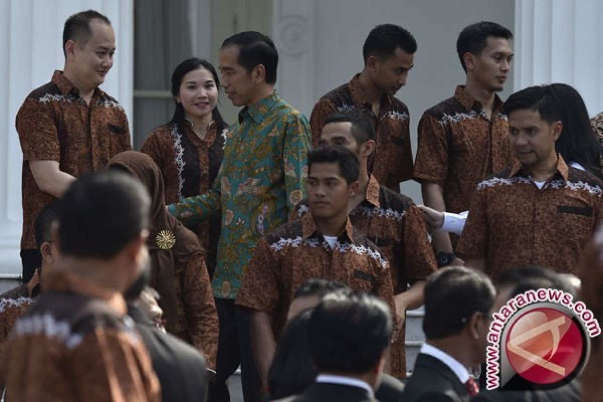 Presiden Jokowi lepas kontingen olimpiade Indonesia menuju Brasil