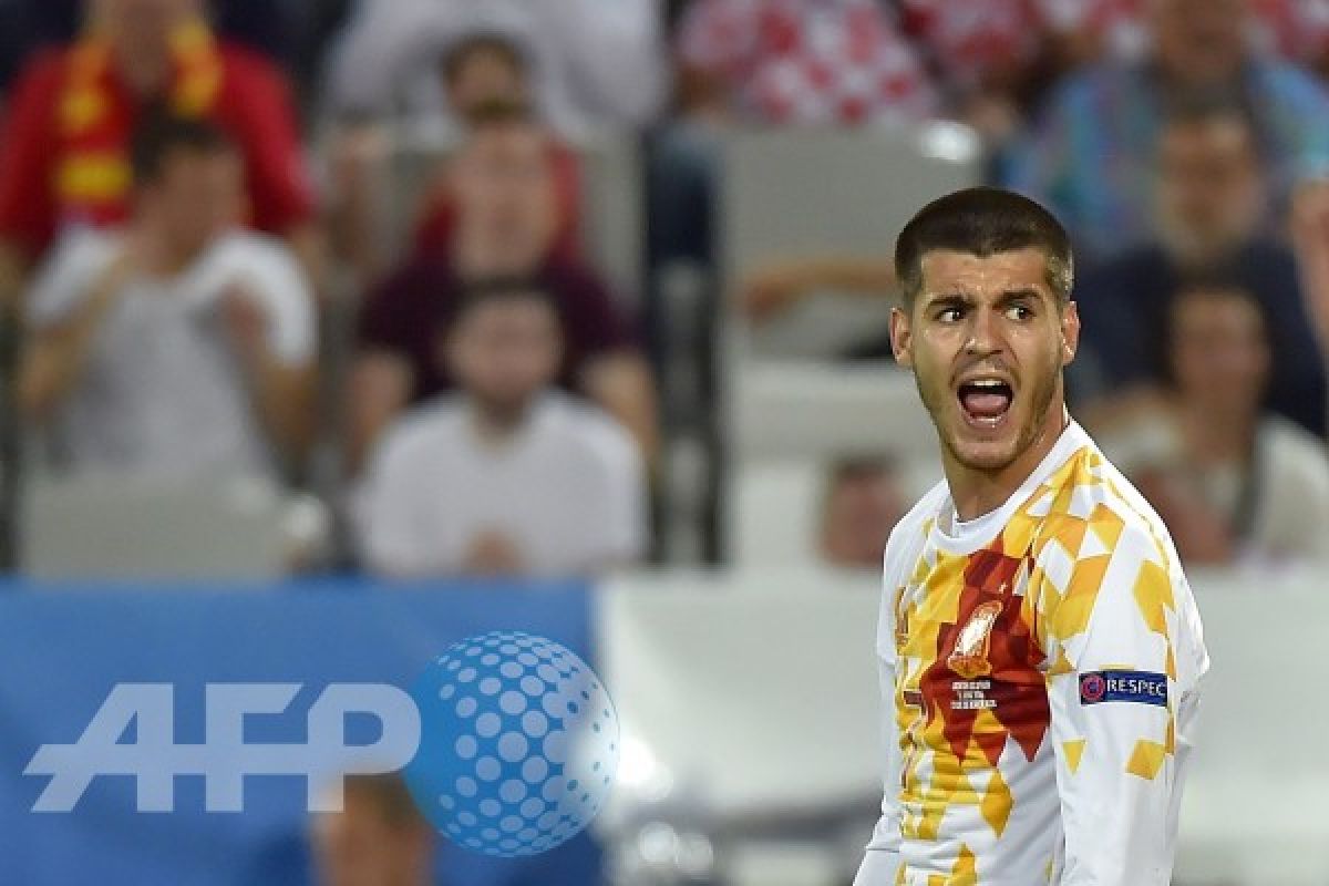 Euro 2016 - Morata was-was hadapi Italia