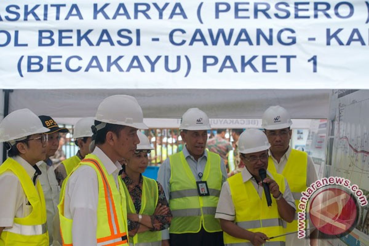Presiden Jokowi apresiasi pembangunan tol Becakayu yang cepat
