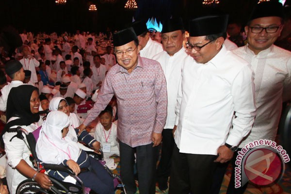 Wapres hadiri buka puasa Himbara bersama anak yatim