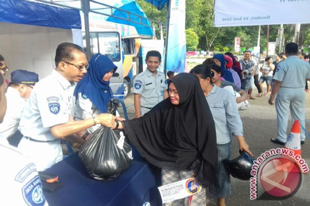 Jasa Raharja Sultra Gelar Pasar Murah Ramadhan