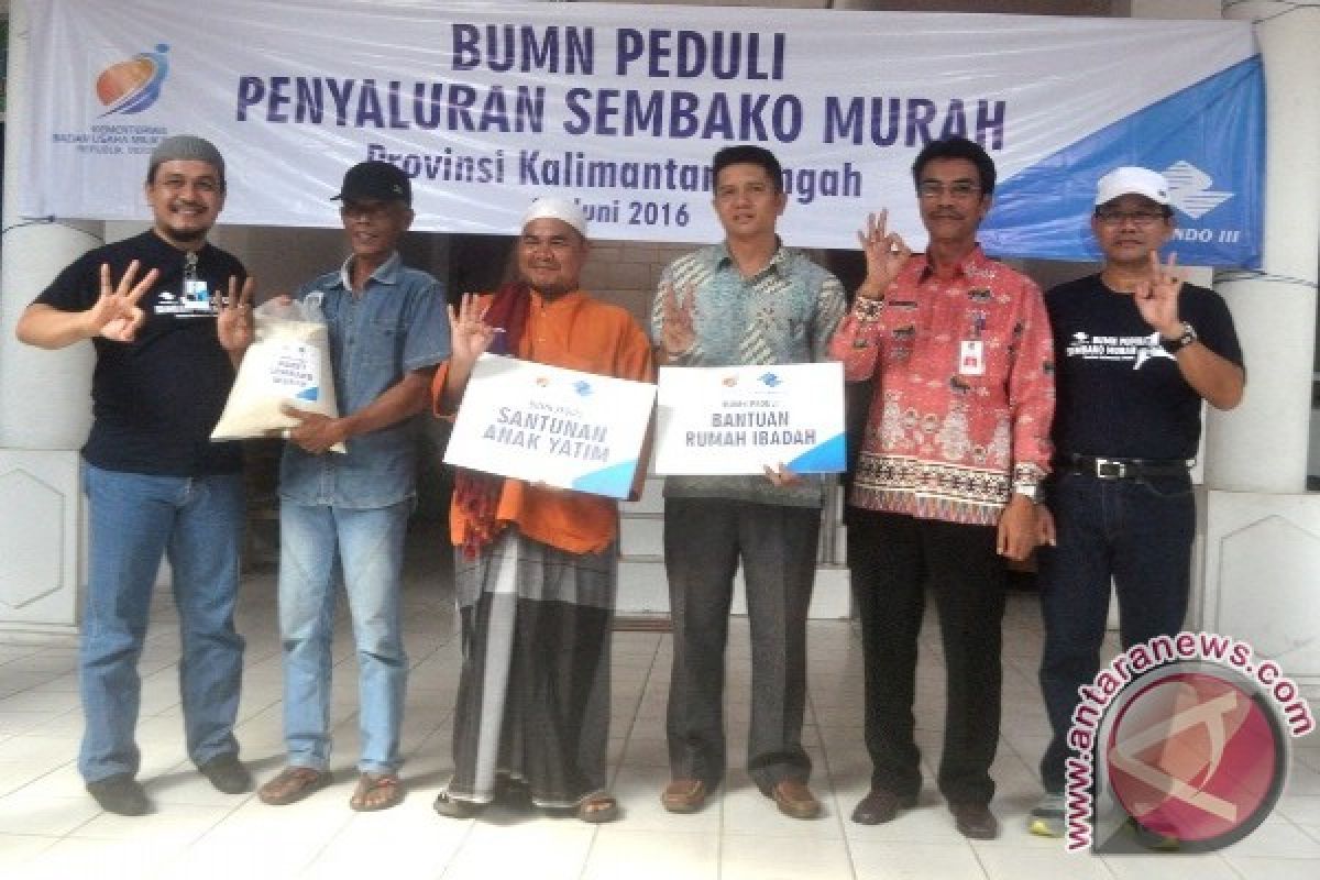 Pelindo Salurkan 1.000 Paket Sembako Murah di Barito Utara