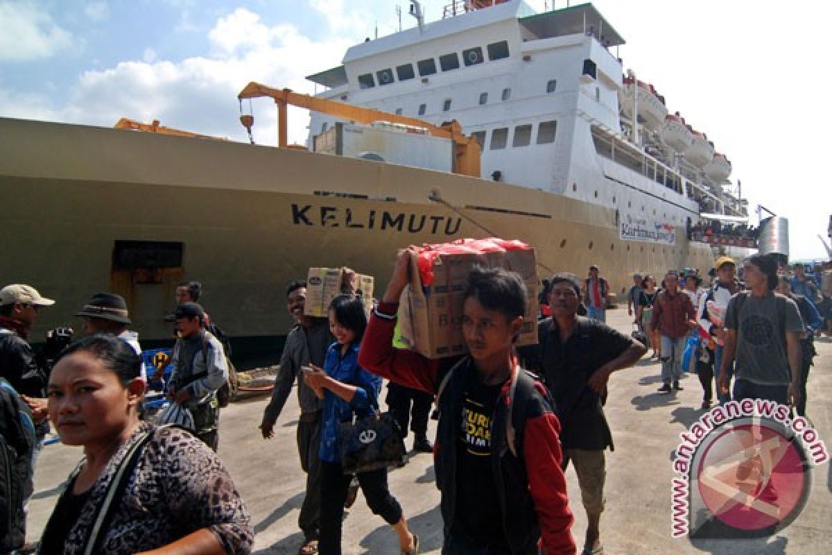 Jumlah pemudik gunakan kapal laut semakin minim