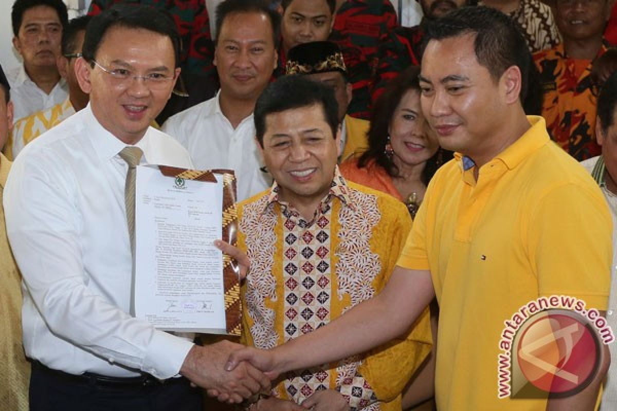 Partai Golkar resmi dukung Ahok