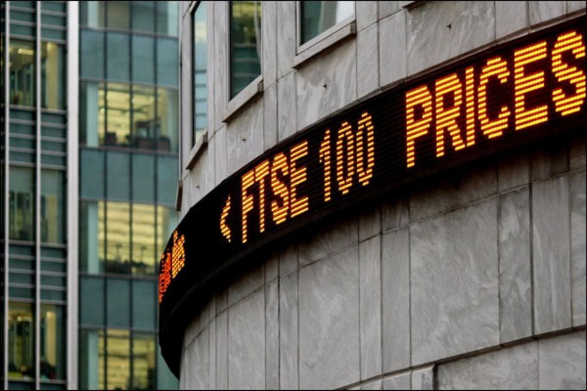 Bursa saham Inggris melemah, Indeks FTSE-100 ditutup turun 0,03 persen