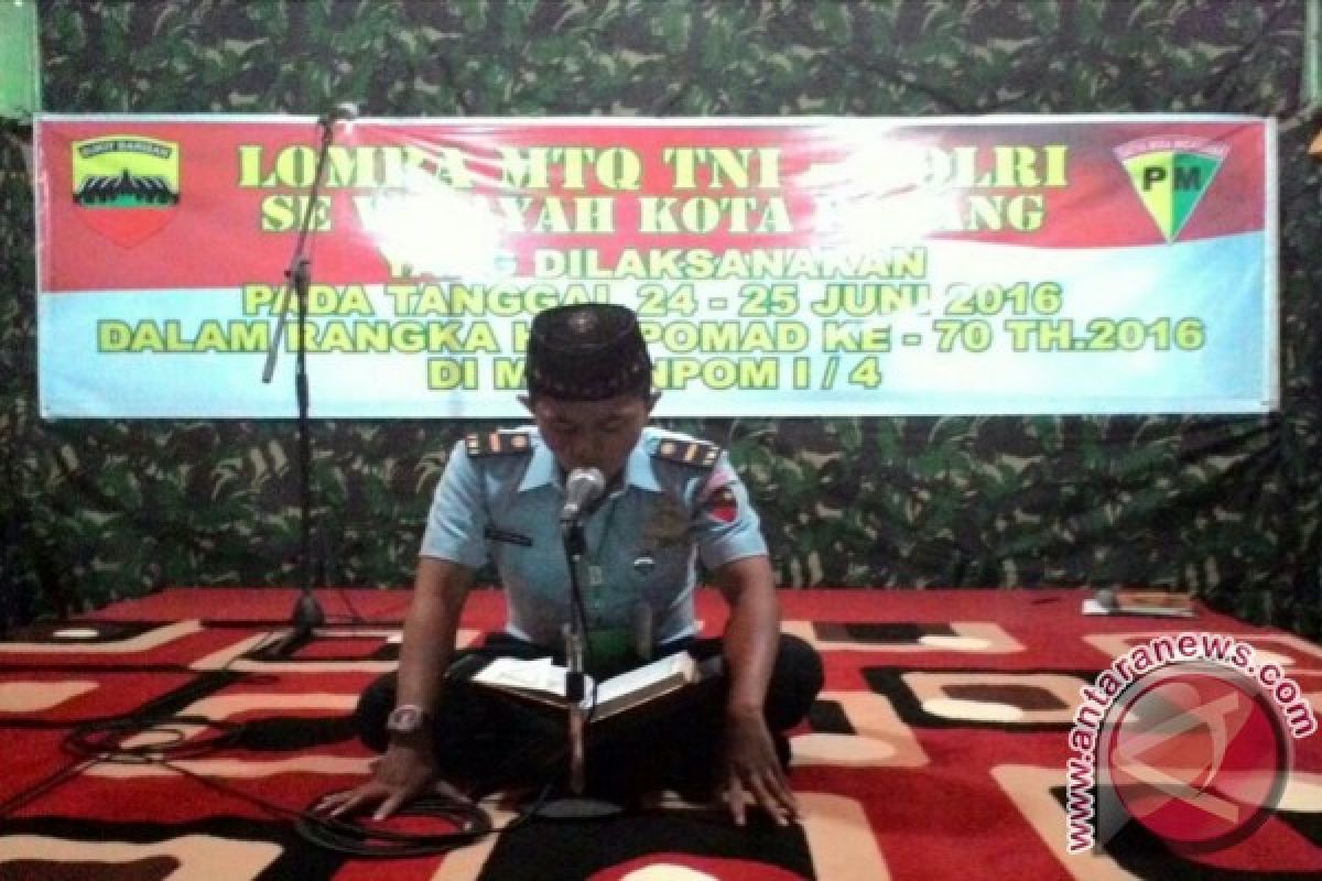  Anggota TNI-POLRI Ikuti Lomba MTQ Nuzulul Quran