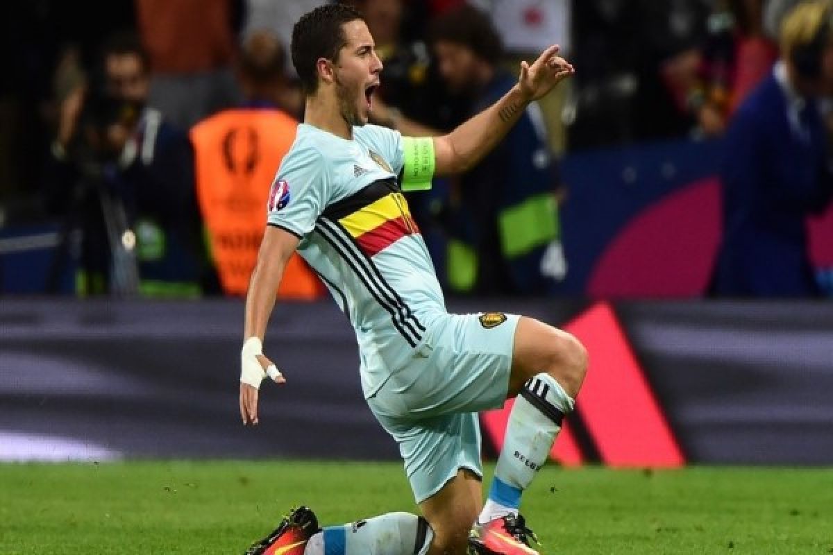 Eden Hazard Antarkan Belgia Menang 4-0 Atas Hungaria
