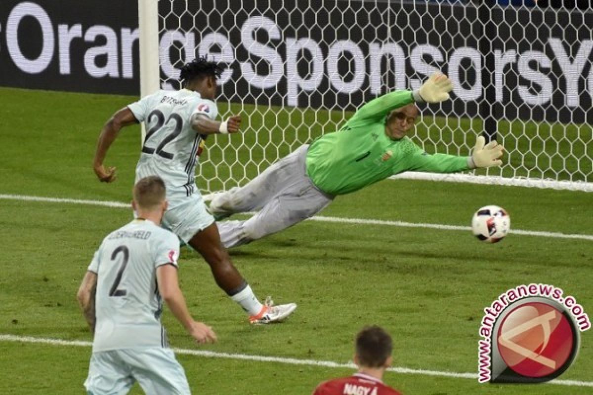 Euro 2016 - Hajar Hongaria 4-0, Belgia tantang Wales di perempatfinal