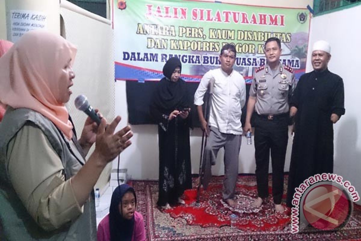 Polresta Bogor Buka Puasa Bersama Kaum Difabel 