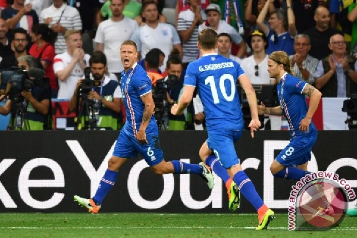 Euro 2016 - Hajar Inggris 1-2, Islandia tantang Prancis di perempatfinal
