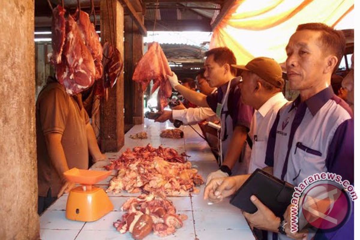 Tim gabungan Rejanglebong lakukan sidak penjual daging