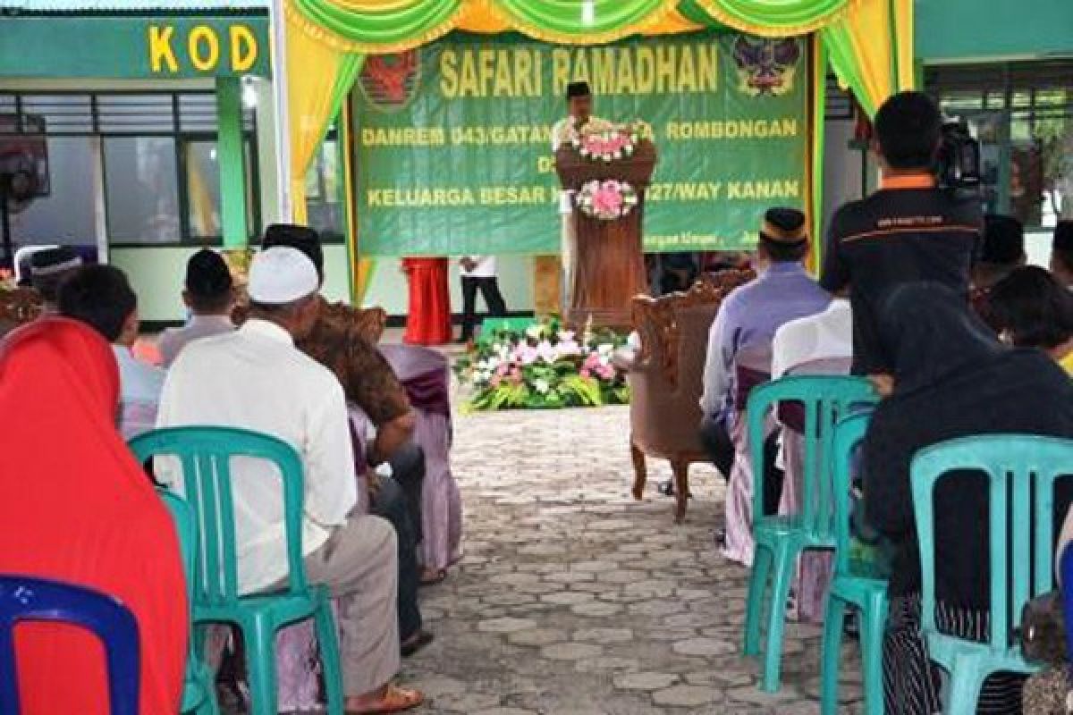 Danrem O43 Gatam perintahkan jajarannya perangi narkoba 