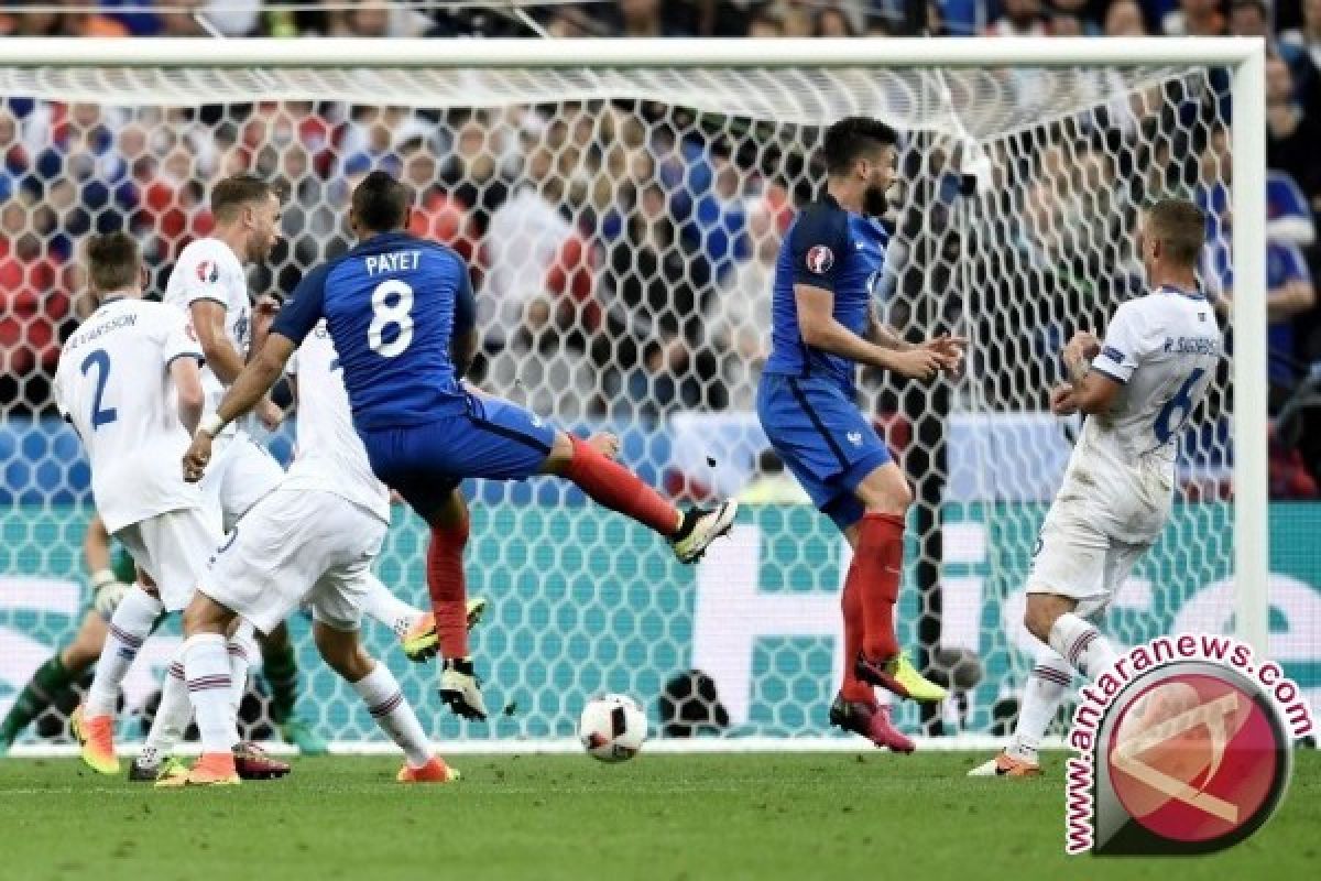 Hajar Islandia 5-2, Prancis Tantang Jerman di Semifinal