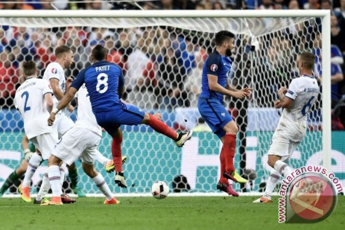Euro 2016 - Hajar Islandia 5-2, Prancis tantang Jerman di Semifinal