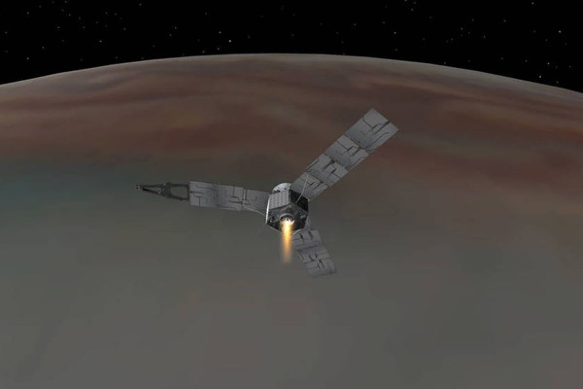 Juno memasuki orbit Jupiter