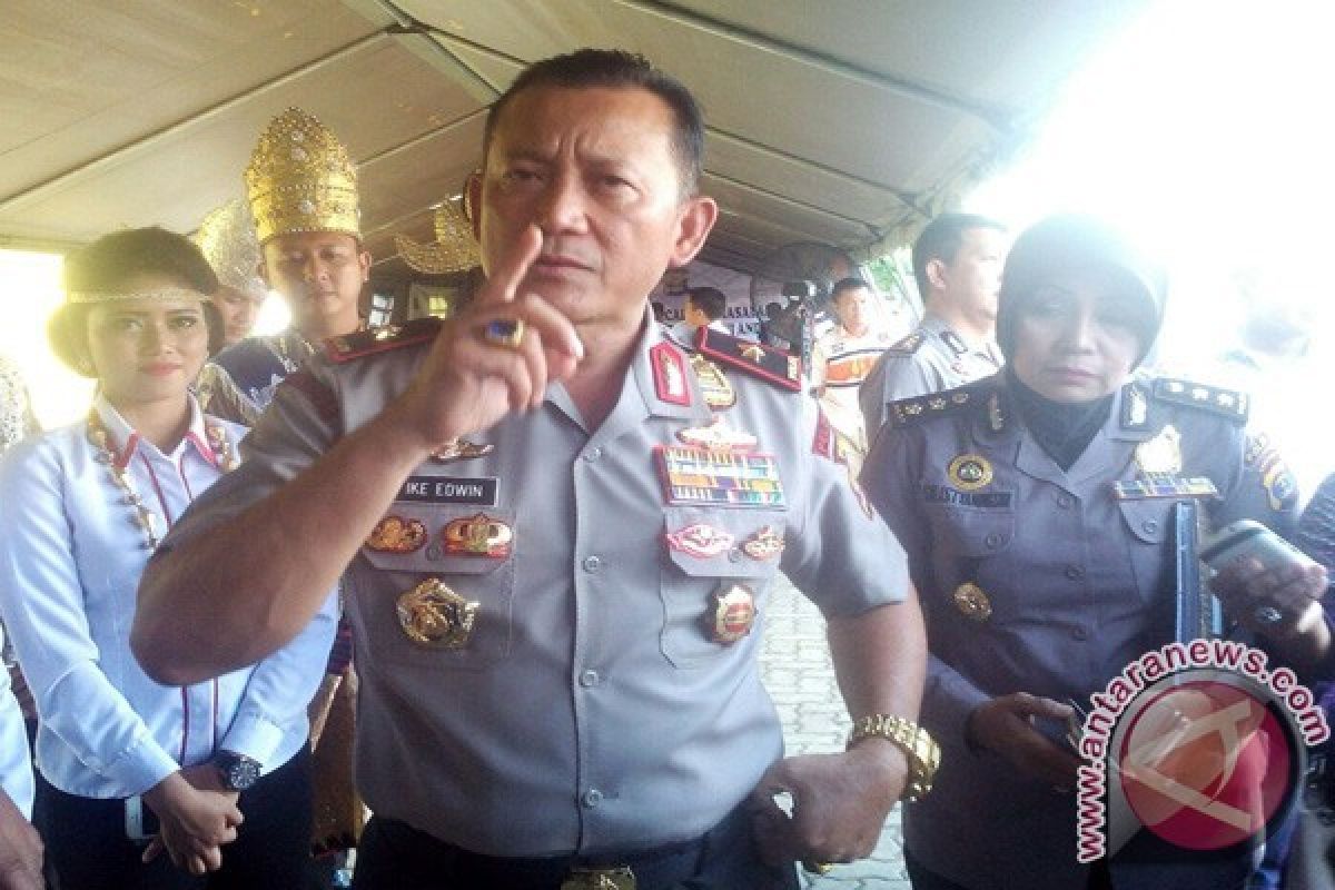 Kapolda Lampung lantik batalyon Satgas Antinarkoba Mesuji