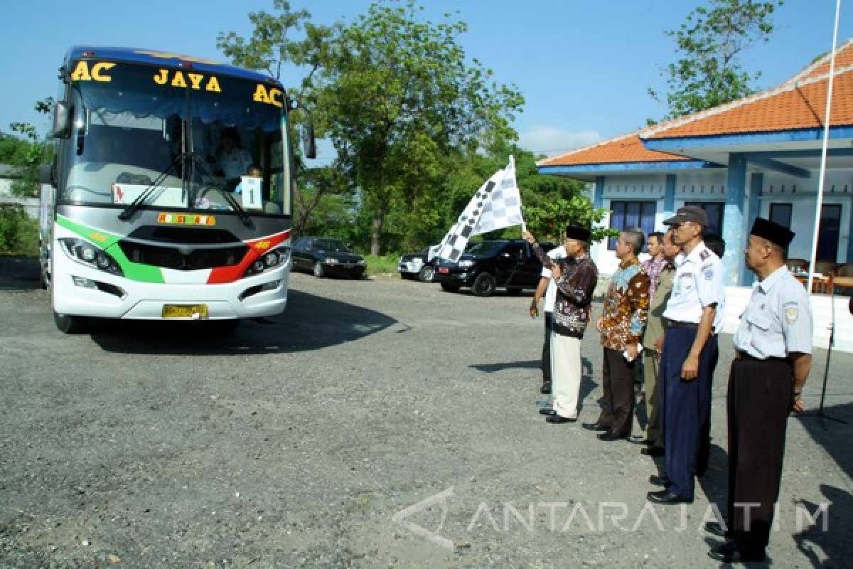 Ponorogo Lepas 10 Armada Bus Balik Gratis