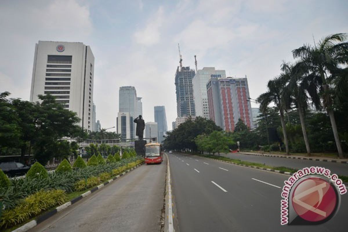 Jakarta masih Lengang, Arus lalu-lintas Lancar