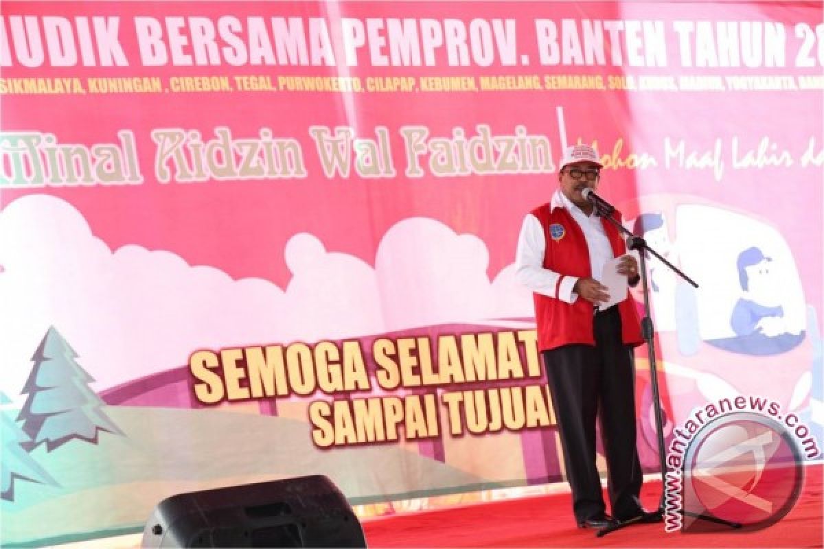 Gubernur Banten Lepas 80 Bus Mudik Gratis