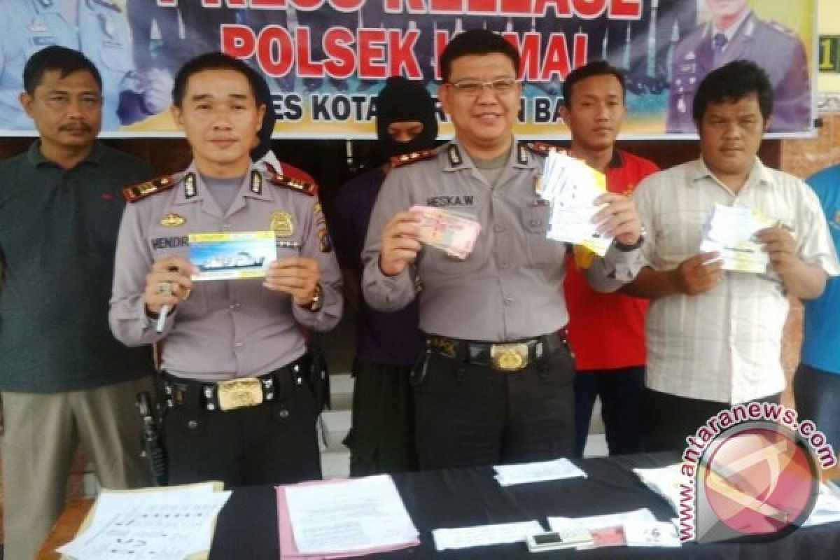 Tangkap Pengedar Tiket Kapal Palsu