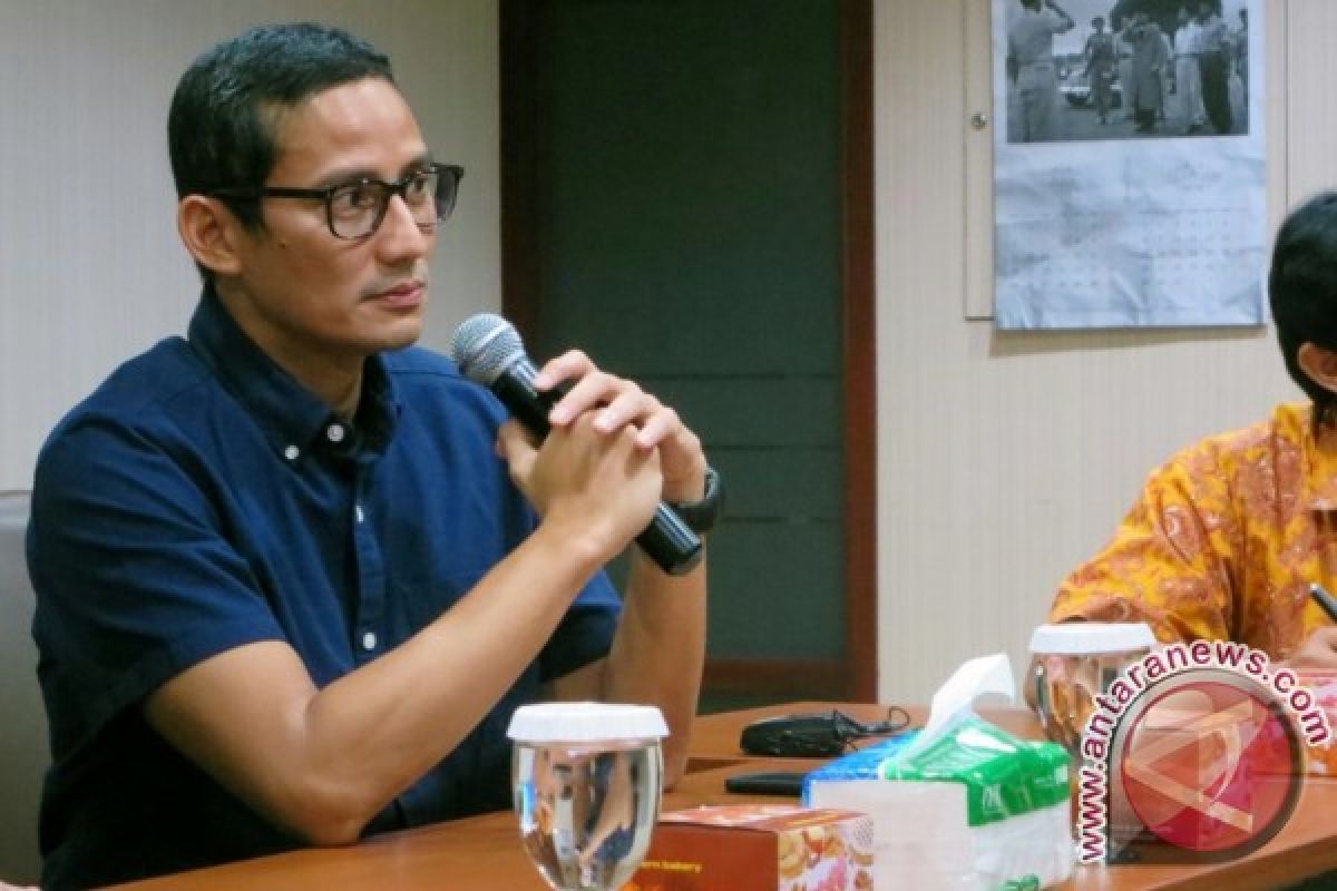 Cara Sandiaga Uno hadapi saingan yang punya dukungan kuat