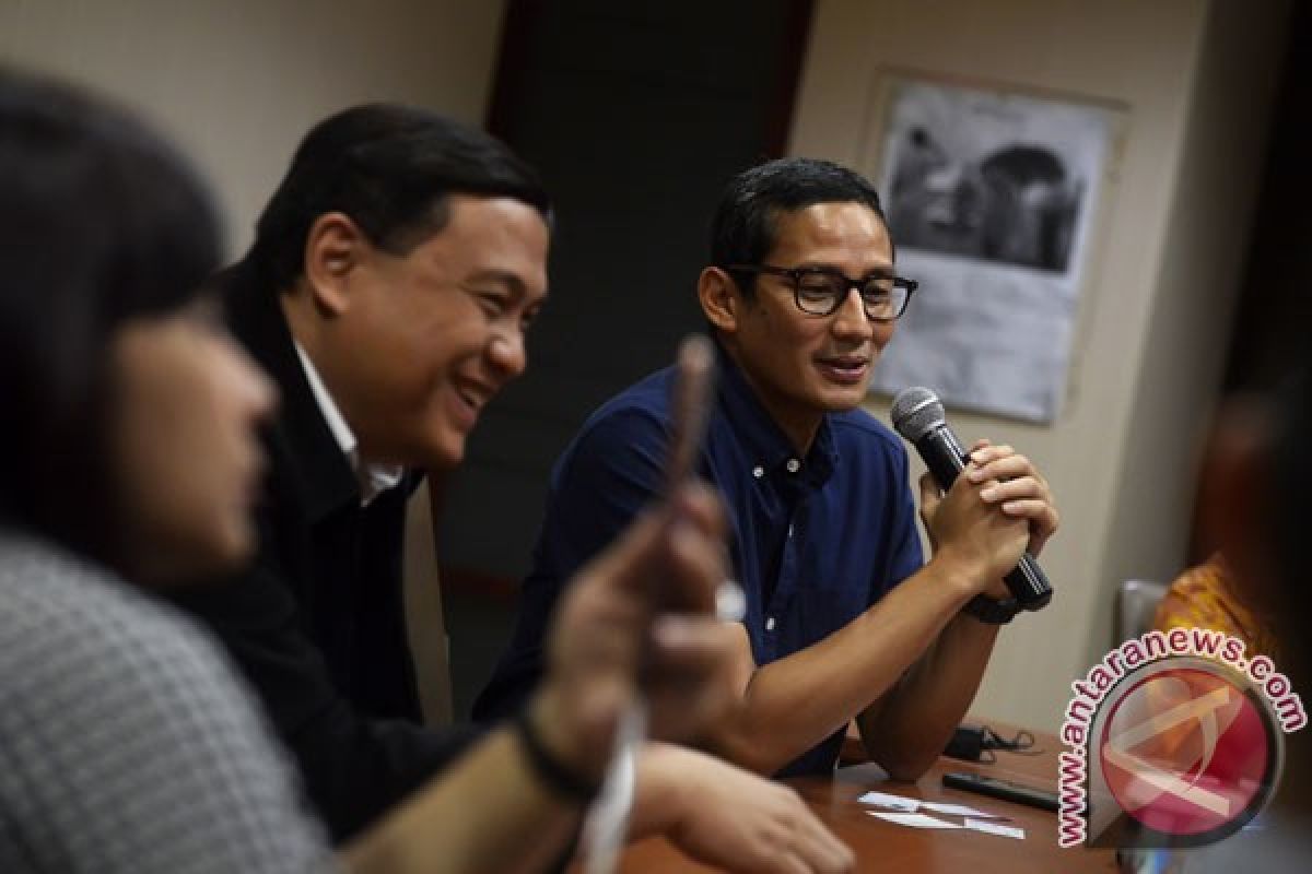 Komentar Sandiaga Uno jika Gerindra ajukan Sjafrie Sjamsoeddin cagub DKI