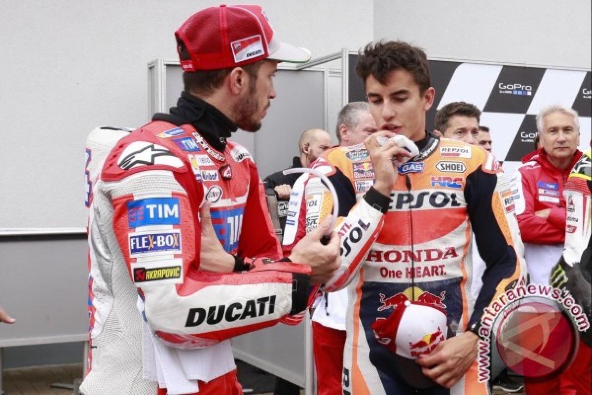 Dovizioso tak heran Marquez nyaris alami kecelakaan di Valencia