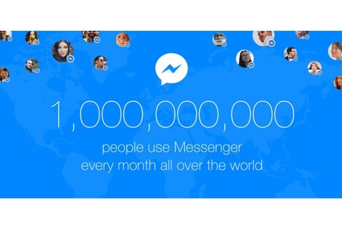 Facebook Messenger Sentuh angka 1 Miliar Pengguna perbulan