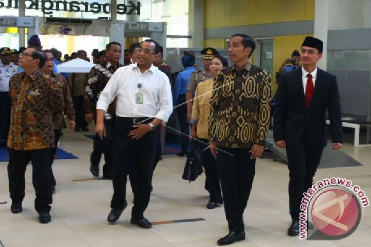 Presiden minta bandara diintegrasikan dengan transportasi lain