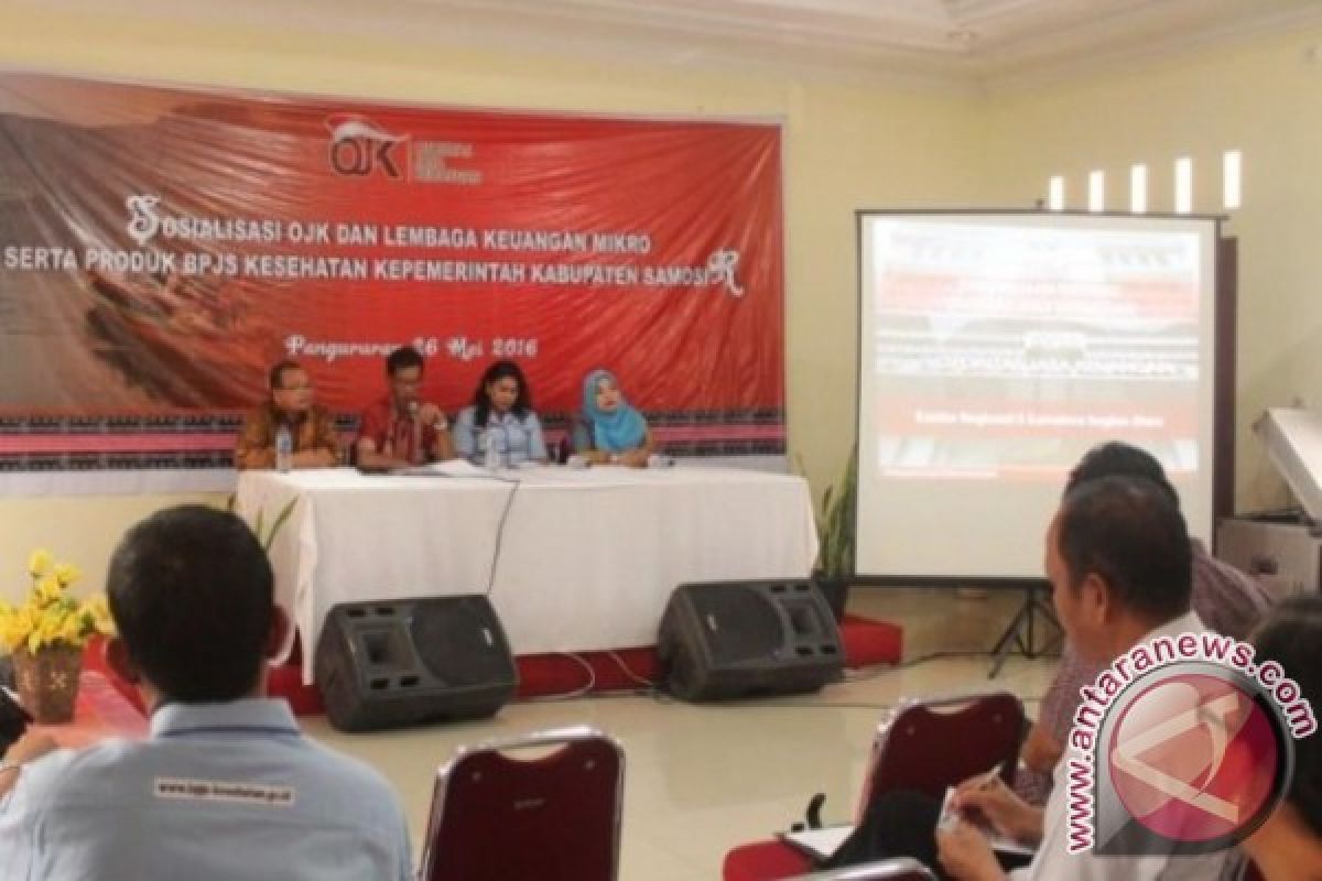OJK Sumbagut dan BPJS Siantar Sosialisasi Ke Samosir