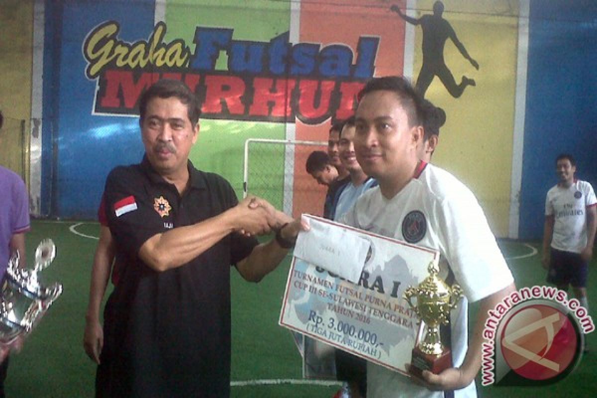 Kendari Juara Futsal Antarpurna Praja Se-Sultra