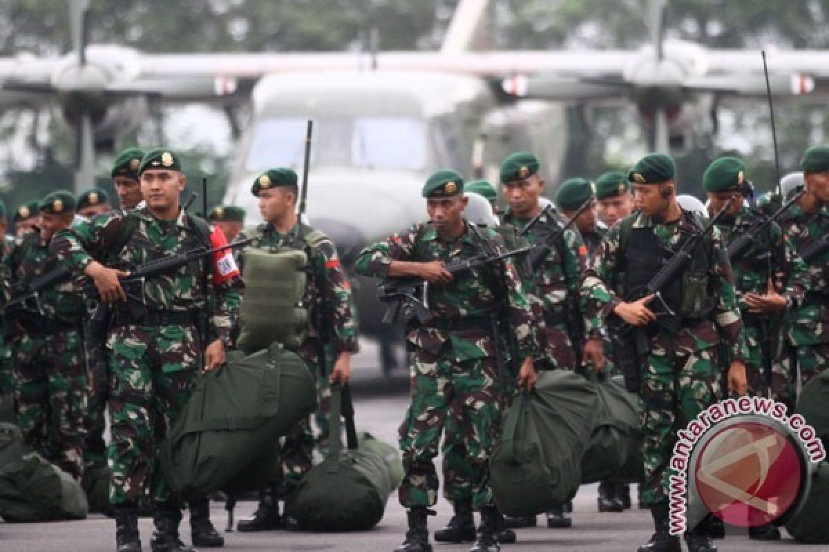 401 Indonesian soldiers arrive in Malaysia