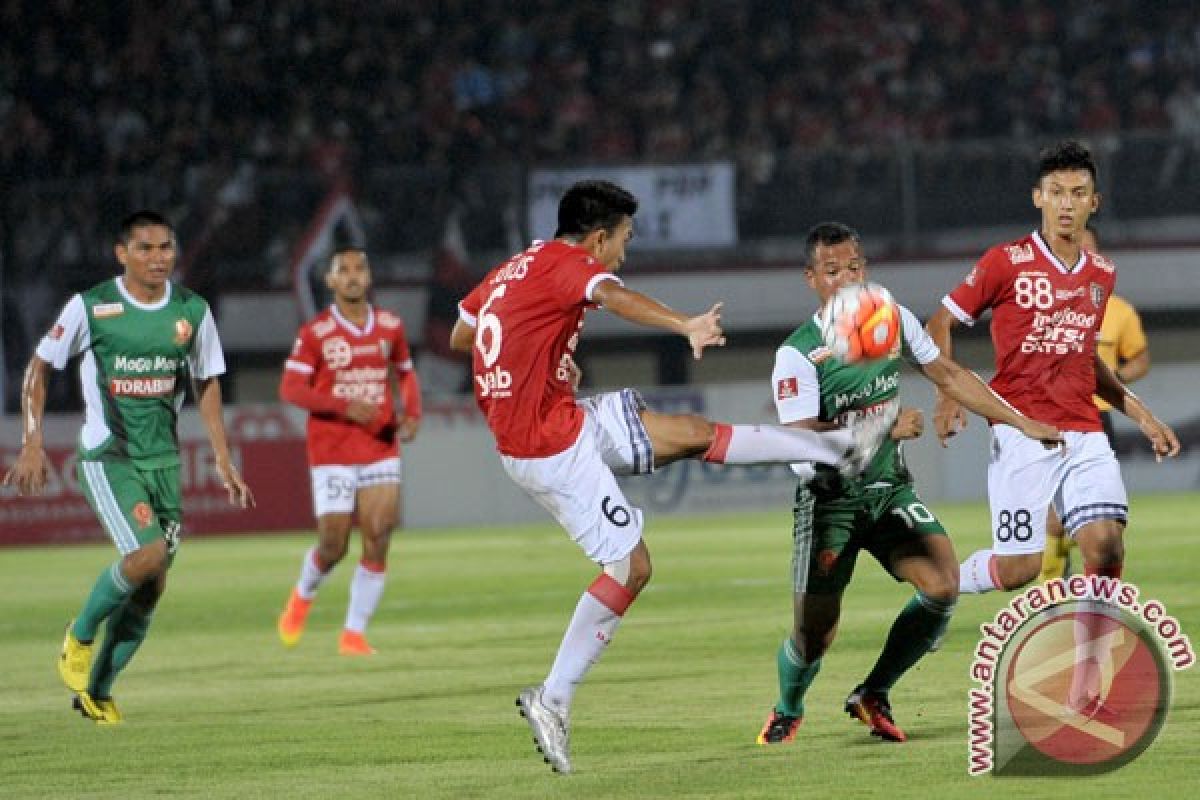 Bali United bermain imbang lawan Gresik 1-1