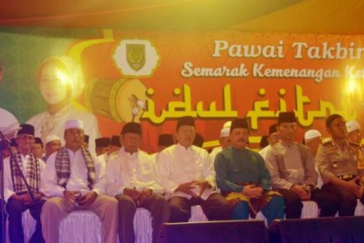 Bupati Inhil Lepas Pawai Takbir