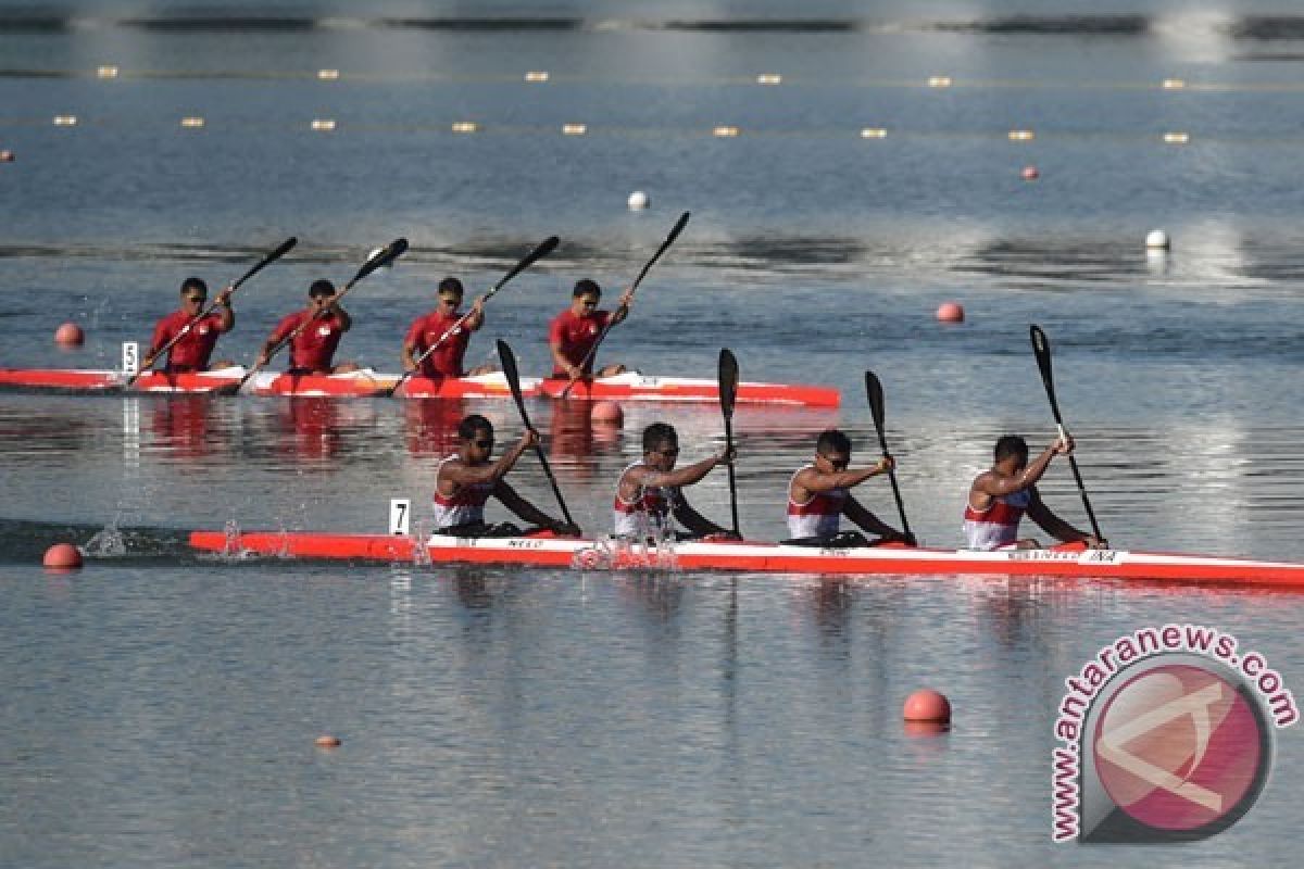 Olimpiade 2015 - Tim dayung langsung berlatih setiba di Brazil