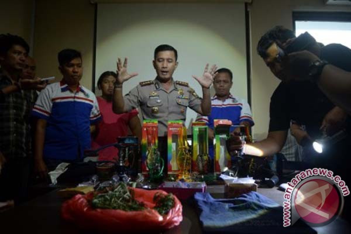 Polisi ungkap warga tanam ganja di Makassar 