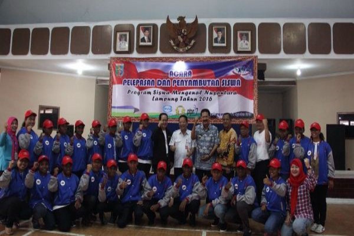 Peserta SMN 2016 asal Papua tiba di Lampung