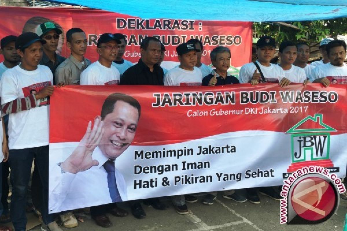 Puluhan warga dukung Budi Waseso maju pada Pilgub DKI