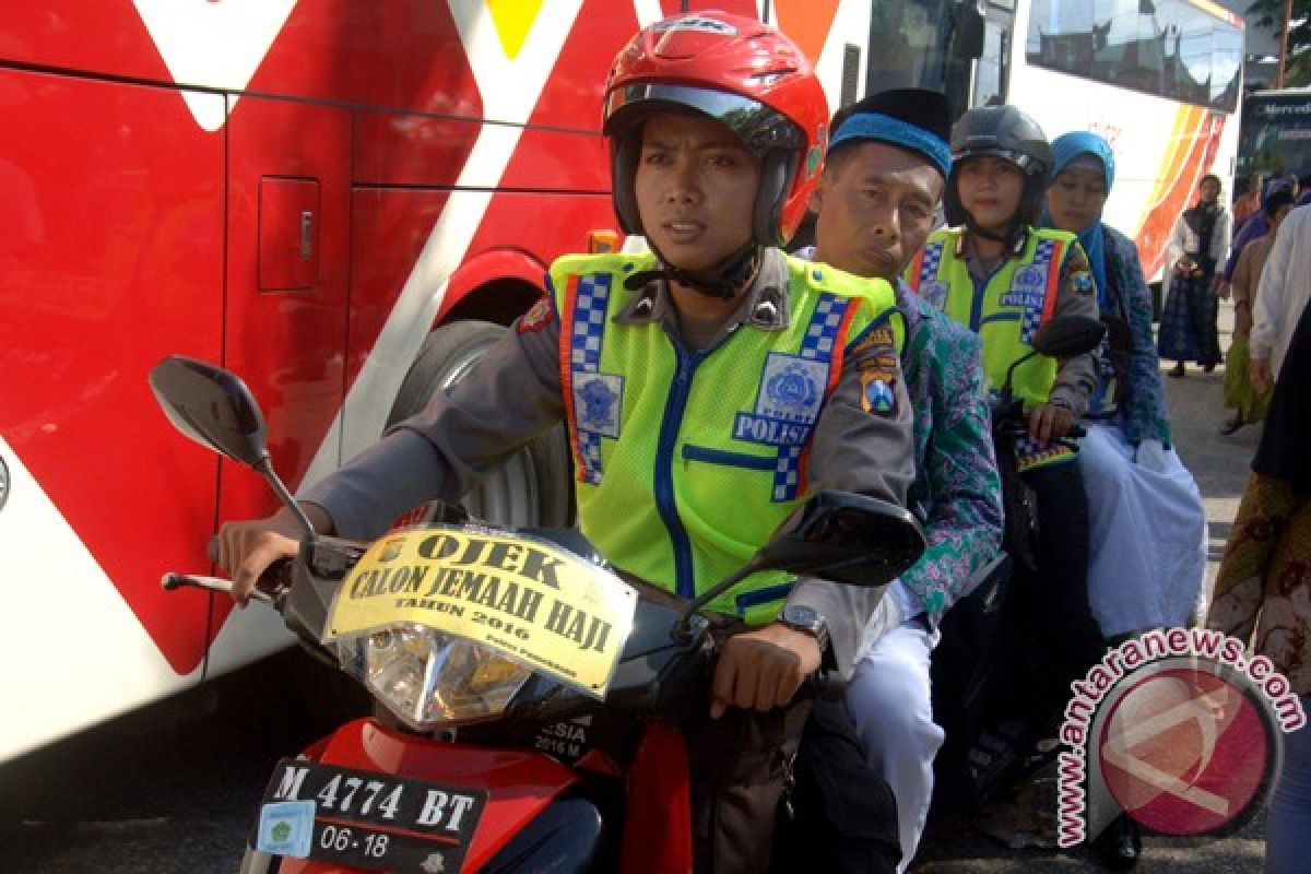 Polisi Pamekasan sediakan ojek gratis bagi jamaah haji