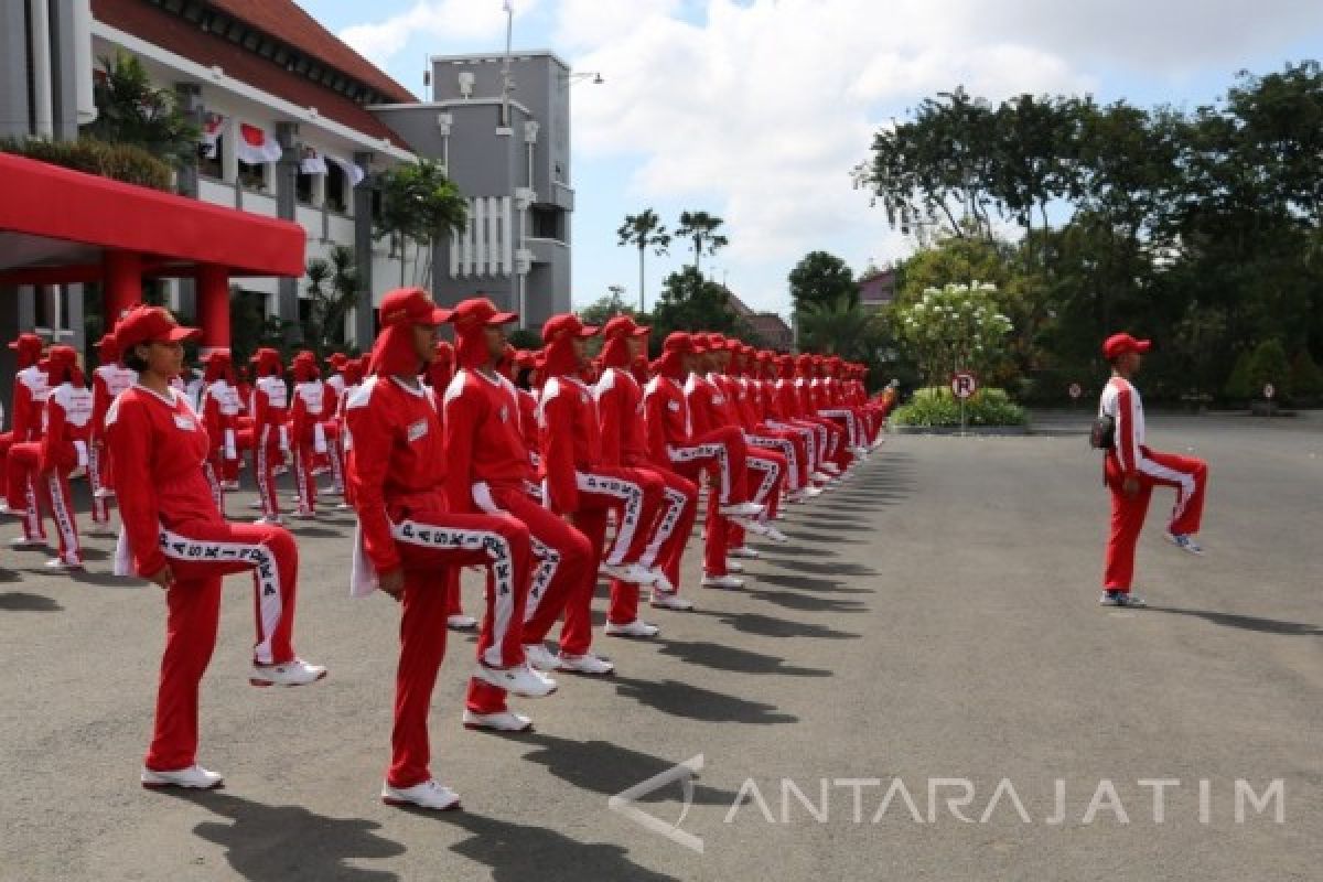 100 Pelajar SMA Surabaya Terpilih Sebagai Paskibraka