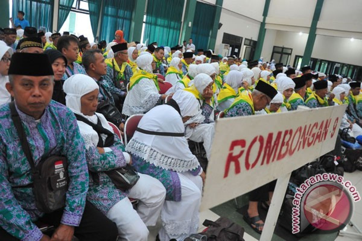 Kloter dua Embarkasi Palembang terbang Kamis dinihari