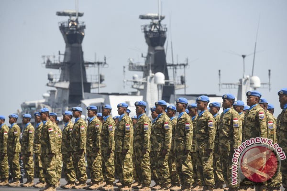 Pasukan Unifil Indonesia silaturahmi bersama rayakan Idul-Fitri